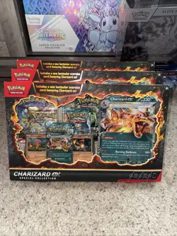 Lot Of 3 Pokemon Charizard Ex Special Collection Box SWIRL PROMOS Sealed - Image 1