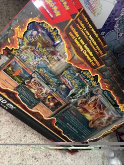 Lot Of 3 Pokemon Charizard Ex Special Collection Box SWIRL PROMOS Sealed - Image 5