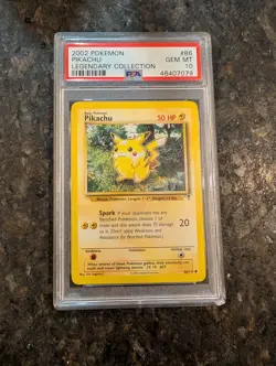 2002 POKEMON LEGENDARY COLLECTION 86/110 PIKACHU PSA 10 GEM MINT *LOW POP 214* - Image 1
