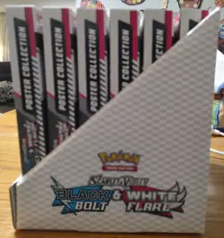 Pokemon Scarlet & Violet Black Bolt & White Flare Poster Collection x6+Display - Image 4