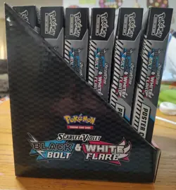 Pokemon Scarlet & Violet Black Bolt & White Flare Poster Collection x6+Display - Image 5