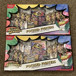 Pokemon TCG:(2 Boxes)Ascended Heroes Focused Fighters Premium Collection-In Hand - Image 1
