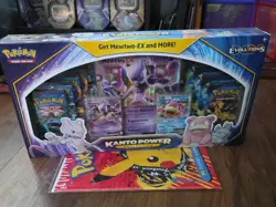 Pokemon Kanto Power Collection Box XY Evolutions Mewtwo/Slowbro Seald small tear - Image 1