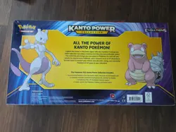 Pokemon Kanto Power Collection Box XY Evolutions Mewtwo/Slowbro Seald small tear - Image 2