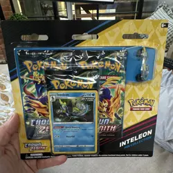 NEW & SEALED Pokemon Crown Zenith Inteleon Pin Collection Box English 6+ (2023) - Image 1