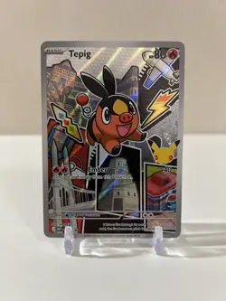 Pokemon First Partner Series 2 Tepig 050 Illustration Collection Promo NM - Image 1