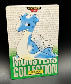 Bandai Pokemon Monsters Collection Lapras #131 1996 Japanese Trading Card - Image 1