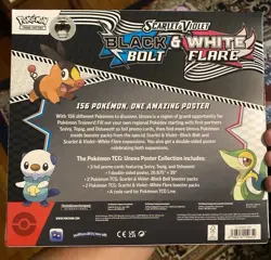 Pokemon TCG Black Bolt & White Flare Unova Poster Collection - Image 2