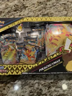 Pokemon TCG Crown Zenith Pikachu Vmax Premium Collection Box 7 packs SEALED - Image 3