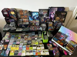 Huge Pokemon TCG Collection 2000+ Cards, Binders, Tins, Sealed, Promos, EX,Stamp - Image 1