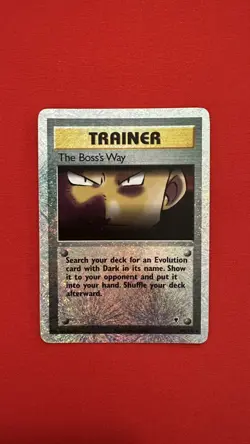 The Boss's Way 105/110 Legendary Collection 2002 Reverse Holo Vintage Pokemon - Image 1