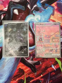 Pokemon 151 Ultra Premium Collection (UPC) Promo mew and mewtwo - Image 1