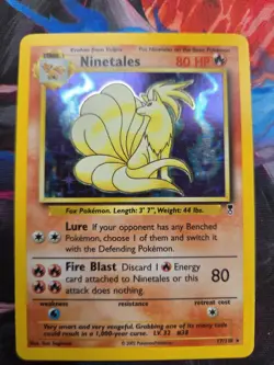 Pokemon TCG Ninetales Legendary Collection 17/110 Holo Rare - Image 1