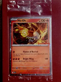 Pokemon TCG Ho-Oh Holo Rare GameStop Promo Exclusive Sealed - Image 1