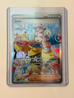 Pokemon TCG Iono 269/193 Paldea Evolved SV02 Full Art Holo SIR EN 2023 - Image 1