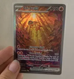 Pokemon TCG Chi-Yu ex 259/193 Paldea Evolved SIR Full Art Holo English - Image 1