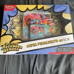 Pokemon Mega Evolution Ascended Heroes Mega Feraligator ex Box Sealed New - Image 1