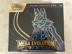 Pokemon Mega Evolution Elite Trainer Box Mega Lucario ETB Sealed - Image 1