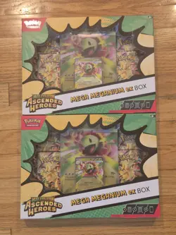 LOT OF 2 Pokemon Ascended Heroes Mega Meganium Ex Box Sealed - Image 1