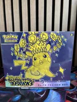 Pokemon TCG Pokemon Center Elite Trainer Box Sealed ETB Surging Sparks - Image 2