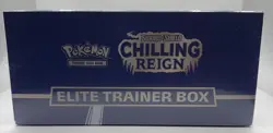 Pokemon Chilling Reign Elite Trainer Box ETB Ice Rider Calyrex Factory Sealed - Image 4
