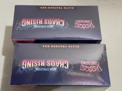 Pokemon TCG Mega Evolution Chaos Rising Elite Trainer Box ETB Lot of 2 Sealed - Image 4