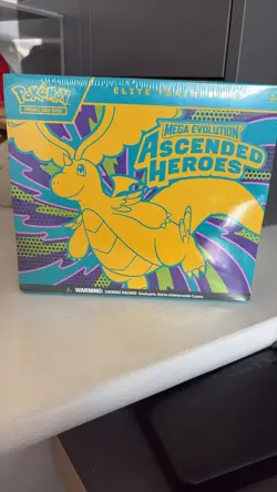New Sealed Pokemon TCG: Mega Evolution Ascended Heroes Elite Trainer Box - Image 1