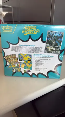 New Sealed Pokemon TCG: Mega Evolution Ascended Heroes Elite Trainer Box - Image 2