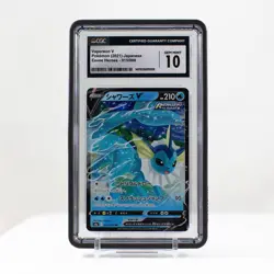 2021 Pokemon Vaporeon V Holo Eevee Heroes 015/069 Japanese - CGC GEM MINT 10 - Image 1