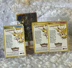 SEALED Ancient Mew Holo PLUS Legendary Birds Promo Set Pokemon 2000 Movie TCG - Image 2