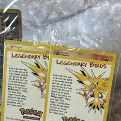 SEALED Ancient Mew Holo PLUS Legendary Birds Promo Set Pokemon 2000 Movie TCG - Image 3