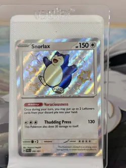 Snorlax 202/091 Holo Rare Paldean Fates Near Mint Condition Pokemon TCG - Image 1