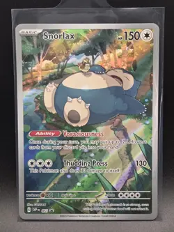Pokemon TCG Snorlax 051 Scarlet & Violet Promo Holo English Basic 150 HP - Image 1