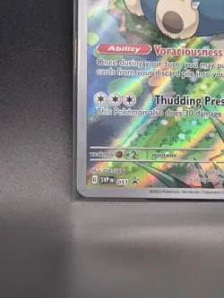 Pokemon TCG Snorlax 051 Scarlet & Violet Promo Holo English Basic 150 HP - Image 3