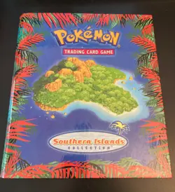 2001 Pokemon Cards Coll., Southern Islands *BINDER ONLY* (no cards) *NEW/UNUSED* - Image 1