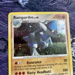 Rampardos 33/123 - 2007 Mysterious Treasures Holo Rare Pokemon Card HP/MP - Image 3