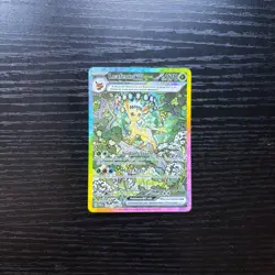 Pokemon TCG Leafeon Ex SIR 144/131 Prismatic Evolutions Freshly pulled - Image 1
