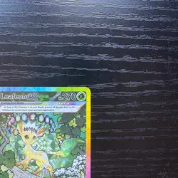 Pokemon TCG Leafeon Ex SIR 144/131 Prismatic Evolutions Freshly pulled - Image 3