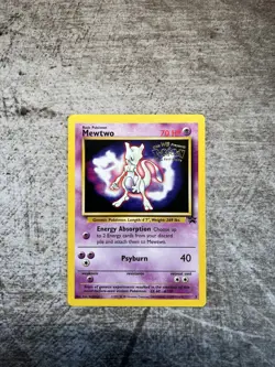 Pokemon TCG Mewtwo Black Star Promo #3 the First Movie Promo Card - Image 1