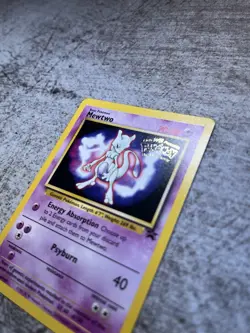 Pokemon TCG Mewtwo Black Star Promo #3 the First Movie Promo Card - Image 4