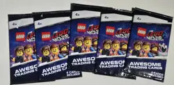 The Lego Movie 2 Awesome Trading Card Lot of 5 Packs - Image 2