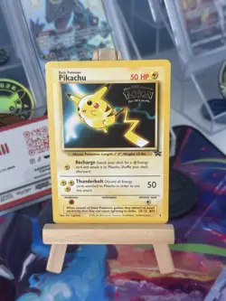 Pokemon Pikachu TCG the First Movie Promo Card LP - Image 1
