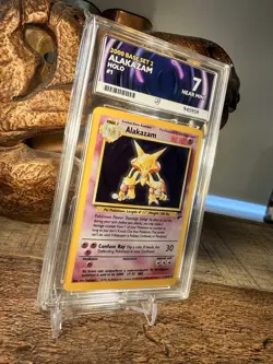 Pokemon Alakazam TCG Base Set 2 Holo Rare ⭐Card 1/130 - Ace 7 Mint - Image 2