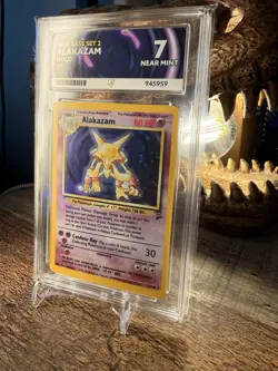 Pokemon Alakazam TCG Base Set 2 Holo Rare ⭐Card 1/130 - Ace 7 Mint - Image 4