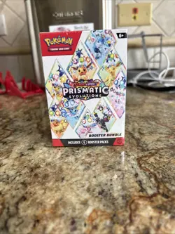Pokemon TCG Scarlet Violet Prismatic Evolutions Booster Bundle Sealed, 6-Pack - Image 1