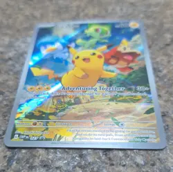 Pokemon TCG Pikachu 027 SVP Scarlet & Violet Promo Holo EN 2023 60 HP - Image 3