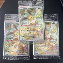 Pokemon TCG x3 Eevee 173 Promo Prismatic Evolutions Brand New Sealed - Image 1