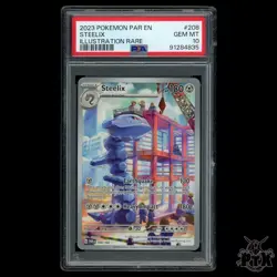 Steelix #208/182 PSA 10 Paradox Rift Pokemon 2023 - Image 1