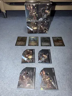 Magic the gathering UB: Warhammer Commander Decks Set Of 4 Opened Unplayed - Image 1