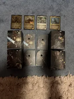 Magic the gathering UB: Warhammer Commander Decks Set Of 4 Opened Unplayed - Image 2